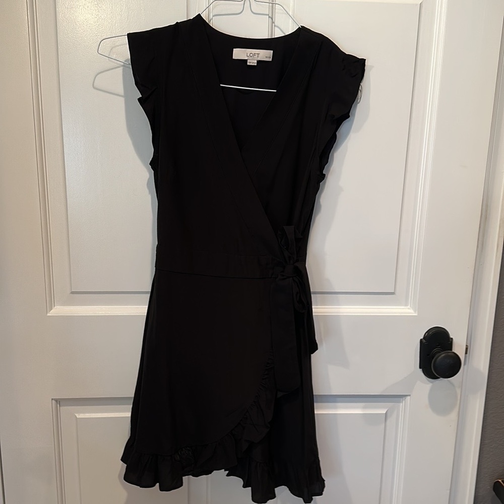Loft Wrap Skort Romper